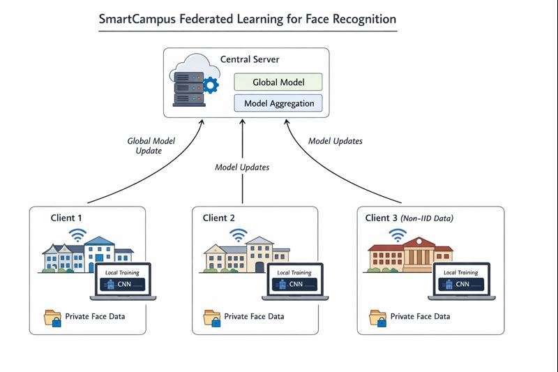 System Architecture for SmartCampus Federated Learning